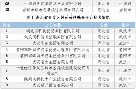 湖北省地方政府投融资平台转型发展评价（2023）正式发布！-中国网海丝泉州频道