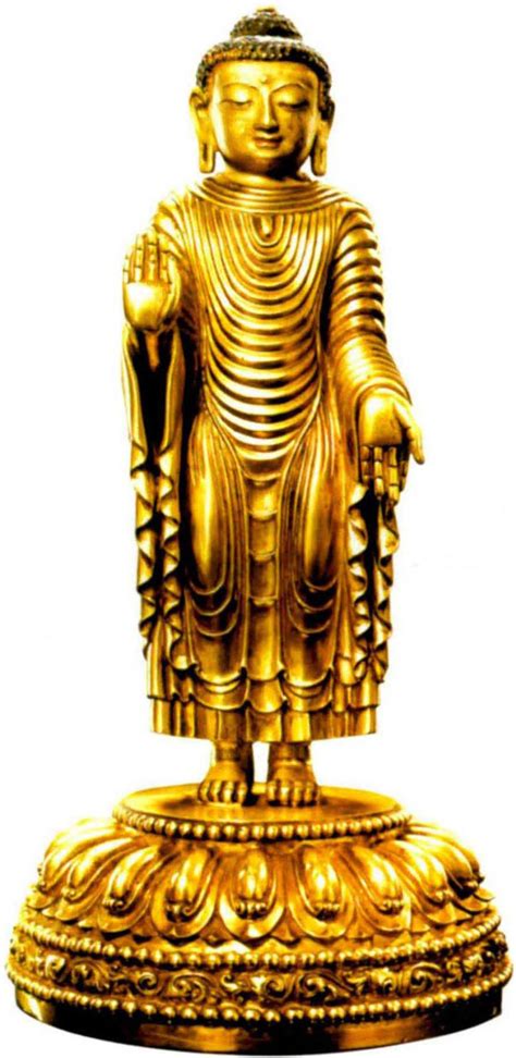 鎏金铜旃檀佛像-传统佛像-图片