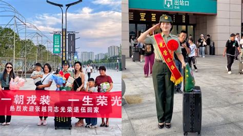 12个迟到的军礼 实拍延迟退伍女兵的一天 - 中国军网