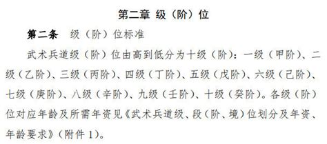 中国武术段位划分标准来了 取名非常有意思-十堰广电网