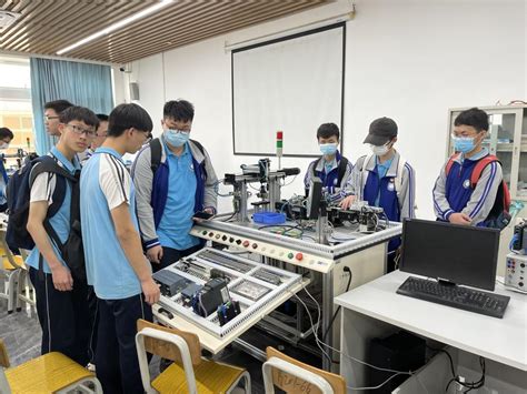 广州市南沙区岭东职业技术学校师生一行到我校参观-广州城建职业学院-机电工程学院