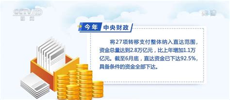 今年中央财政将27项转移支付整体纳入直达范围 资金总量达到2.8万亿元 - 周到上海