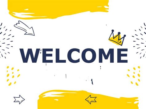 Free Download - Welcome Slides | PowerPoint Template & Google Slides
