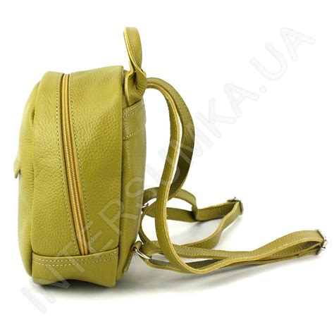 Рюкзак жіночий з натуральної шкіри Borsacomoda 835015 колір лайм купити ...