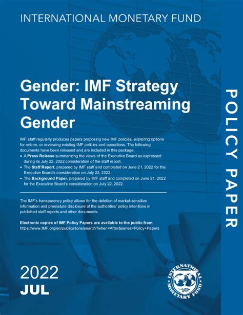 国际货币基金组织性别主流化战略