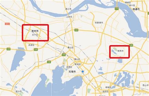 江苏常熟地图图片