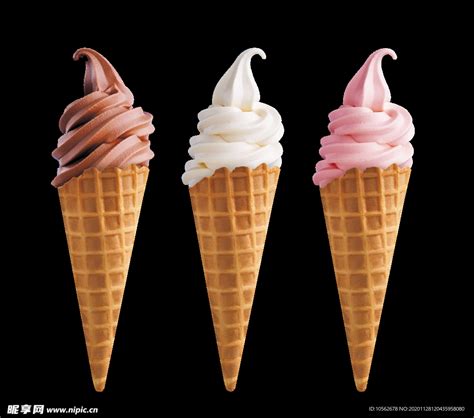 甜筒冰淇淋广告设计图__PSD分层素材_PSD分层素材_设计图库_昵图网nipic.com