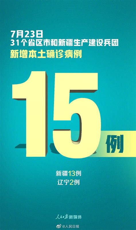 截止7月23日31省新增21例确诊 本土病例15例(分布在这些地区)- 北京本地宝