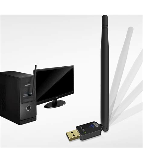 EDUP EP-MS8552 150M USB无线网卡 随身wifi接收器 台式机笔记本通用 配置6dbi天线信号强劲-心意商城