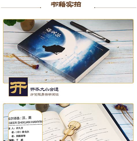 泰戈尔诗选飞鸟集+新月集中英双语版 原著中文英文世-阿里巴巴