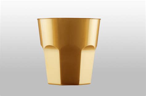 Gold Plast – Trinkglas Cocktail 220 cc – 8 Stück-Pack 220 cc gold ...