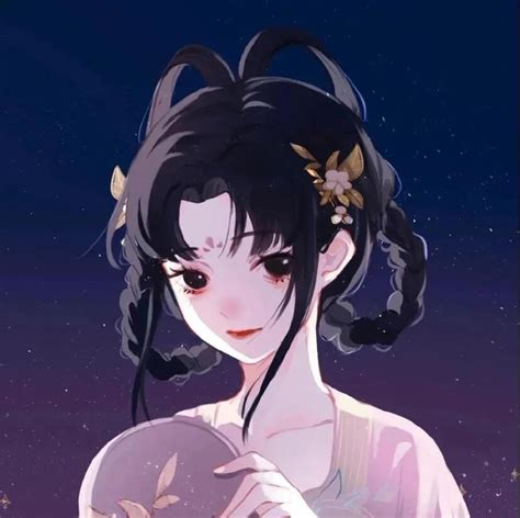古风头像带马的女生图片