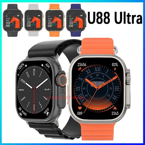 U88 Ultra Smartwatch D20 Men Women Smartwatch Y68 Ultra Fitness Tracker ...