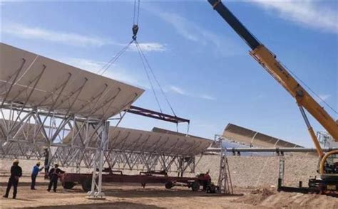乌拉特中旗导热油槽式100MW光热发电项目进入攻坚阶段 - 能源界