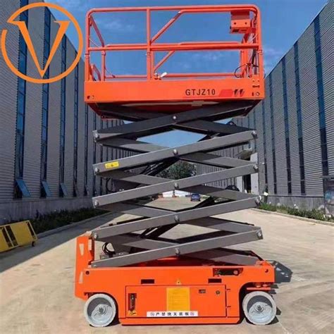 自行履带式升降机 高空作业平台 果园大棚用移动式升降作业平台-阿里巴巴
