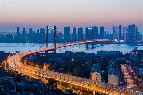 武汉鹦鹉洲长江大桥高清图片下载-正版图片501069051-摄图网
