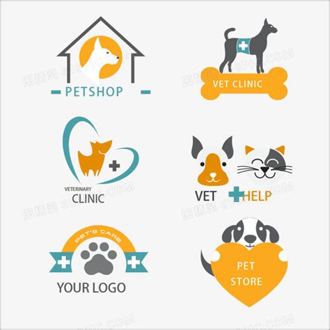 宠物店logo设计图__广告设计_广告设计_设计图库_昵图网nipic.com