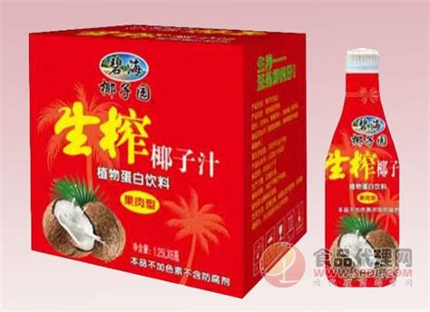 碧海椰子园生榨椰子汁，精品打造，为椰汁市场注入新活力_枣庄蒙迪食品饮料有限公司-食品代理网