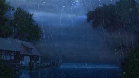 【雨声助眠】下雨天舒适雨声治愈大自然的声音第二十五期_腾讯视频