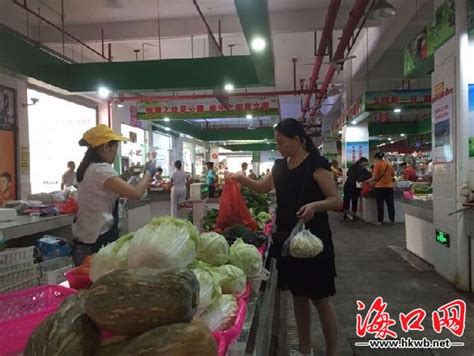 海口龙华区13个农贸市场上线3种“1元菜”[图]_海口网