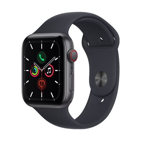 Apple Watch SE 智能手表 GPS+蜂窝款 44毫米深空灰色铝金属表壳 午夜色运动型表带MKT33CH/A 2337.06元