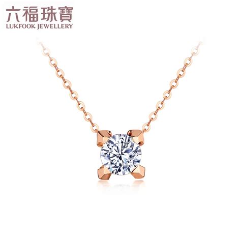 六福珠宝Hexicon系列18K金钻石项链套链女款含延长链定价HX31497B - 六福珠宝官方商城