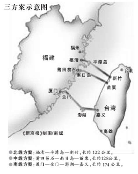 台湾海峡隧道工程线路初定3个方案(图)-CSDN博客