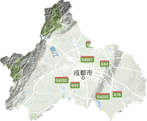 成都河流分布图图片