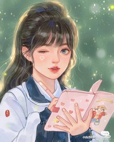 氛围感甜美女生头像动漫