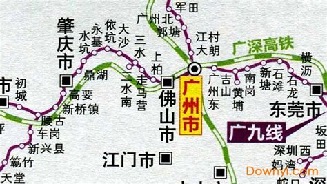 广东省铁路交通地图下载-广东省铁路交通地图高清版下载免费版-当易网