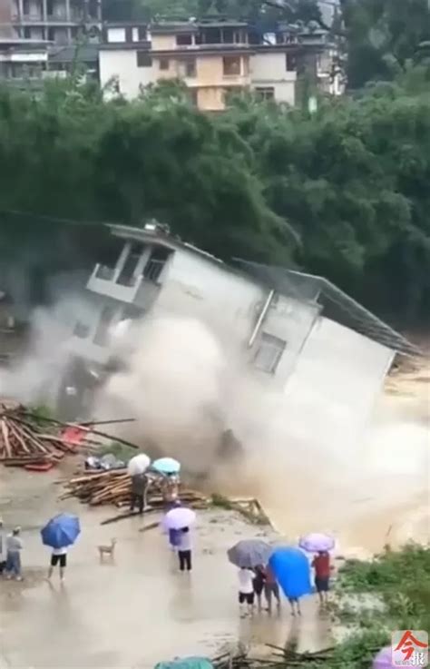 江西多地遭遇暴雨 农田被淹房屋倒塌-高清图集-中国天气网