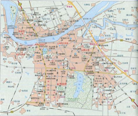 益阳地图全图高清版下载 - 巴士下载站