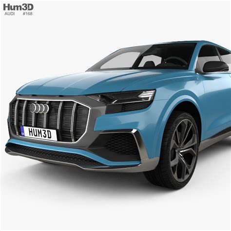 Audi Q8 Concept 2019 3D model - Vehicles on Hum3D
