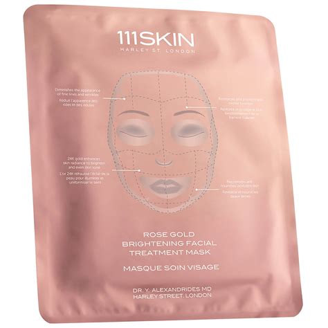 111SKIN Rose Gold Brightening Facial Treatment Mask (1 Mask) (Expire 05 ...