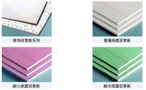 石膏板的种类及规格-清包装修指南-文章-清包网