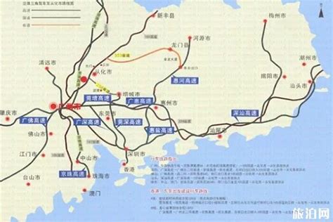 广州到广东各市距离以及自驾时间表 附高速路地图-旅游官网