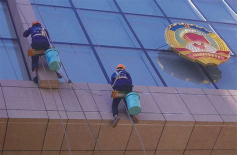上海保洁公司案例-国家单位大楼清洗_上海保洁公司