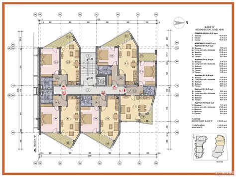 现代高层办公楼平面CAD设计图纸，办公楼CAD平面布置图下载 - 草图大师模型