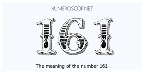Significado del número 161 en Numerología » Número de ángel 161 ⓵⓶⓷ ...