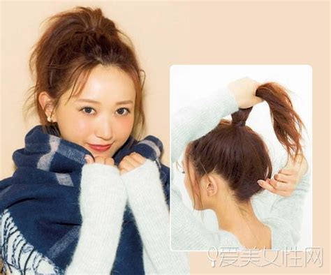 甜美女生头像半马尾头发