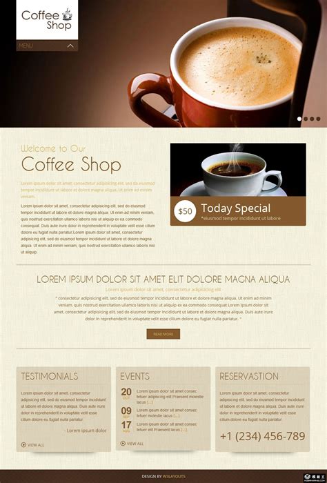 HTML&CSS案例---咖啡店_咖啡店简介网页代码-CSDN博客