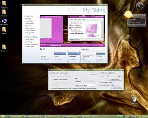 狂喜！windows blinds beta5即将放出，支持vista毛玻璃效果！-远景论坛-微软极客社区