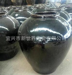 厂家批发宜兴黑釉250公斤500斤陶瓷酒坛花瓶圆口陶瓷泡酒缸发酵缸-阿里巴巴