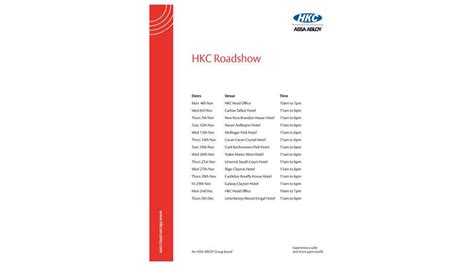 HKC announce 2019 Roadshow dates - Risk Manager