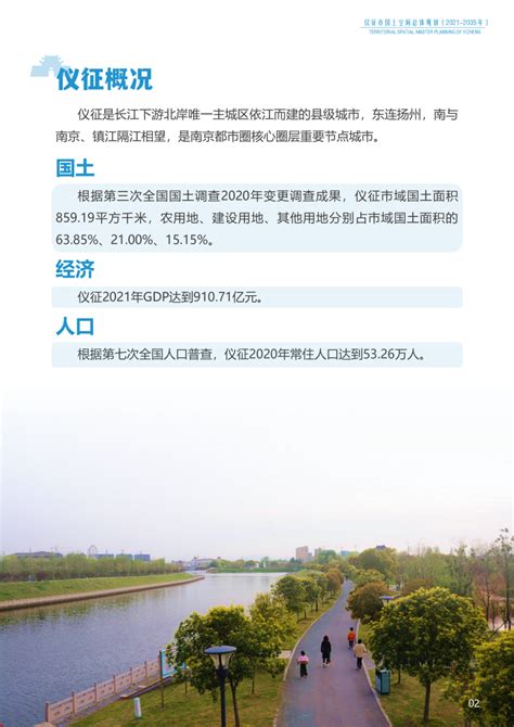 江苏省仪征市国土空间总体规划（2021-2035年）.pdf - 国土人