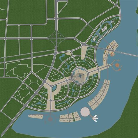 南充项目3dmax 模型下载-光辉城市