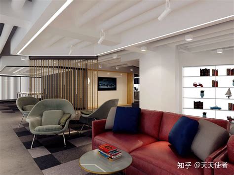 联合办公空间休闲区设计 – 设计本装修效果图