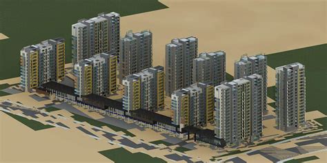 荆门项目3dmax 模型下载-光辉城市