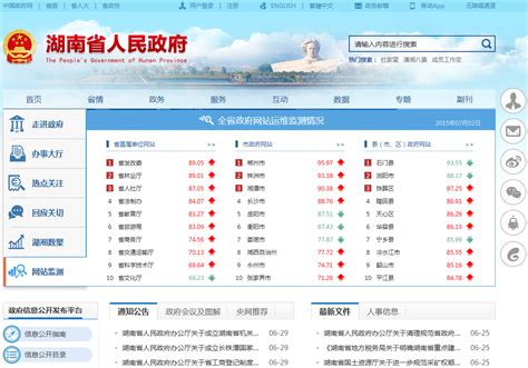 湖南省政府网站群监测上线--上海星鸟网络科技有限公司--走进星鸟