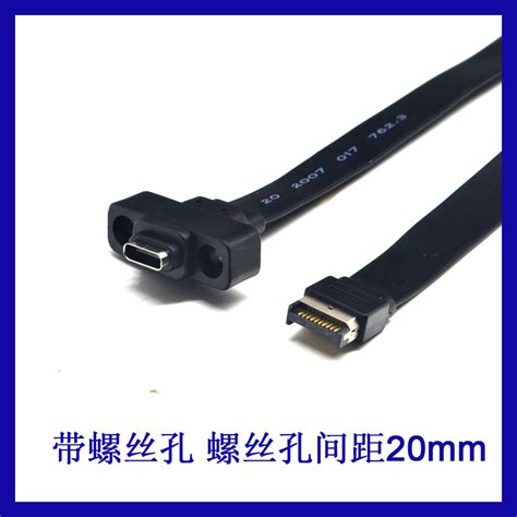 USB3.2 GEN2 TYPE-E A-KEY扩展卡PCIe X2转TYPE-C前置祥硕ASM3142-淘宝网
